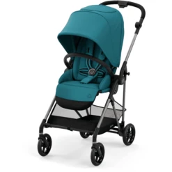 Cybex GOLD Kinderwagen Melio Taupe Black River Blue
