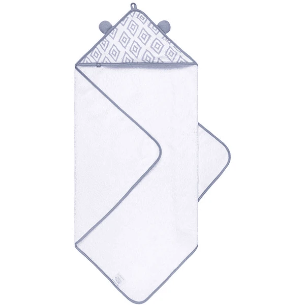 Emma & Noah Kapuzenhandtuch Rauten Blau 80 X 80 Cm 1 Emma & Noah Kapuzenhandtuch Rauten Blau 80 X 80 Cm