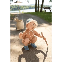 LÄSSIG UV-Schwimmanzug Bricks Karamell -Babyartikel Serie Geschäft laessig uv schwimmanzug bricks karamell a413240 3