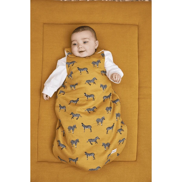Meyco Schlafsack Jersey 2-tlg Zebra Animal Honey Gold 5 Meyco Schlafsack Jersey 2-tlg Zebra Animal Honey Gold – Bild 5