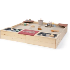 MUDDY BUDDY® Sandkasten "Beach Rebel", Natur-puderrosa