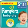 Pampers® Pampers Baby-Dry Windeln, Gr. 5+, 12-17 Kg, Maxi Pack (1 X 84 Windeln)
