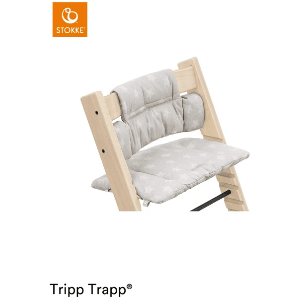 STOKKE® Tripp Trapp® Classic Baby Sitzkissen Star Silver 1 STOKKE® Tripp Trapp® Classic Baby Sitzkissen Star Silver